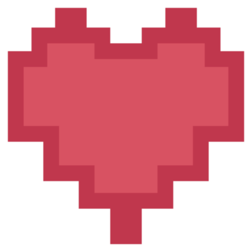 ein pixeliges Herz